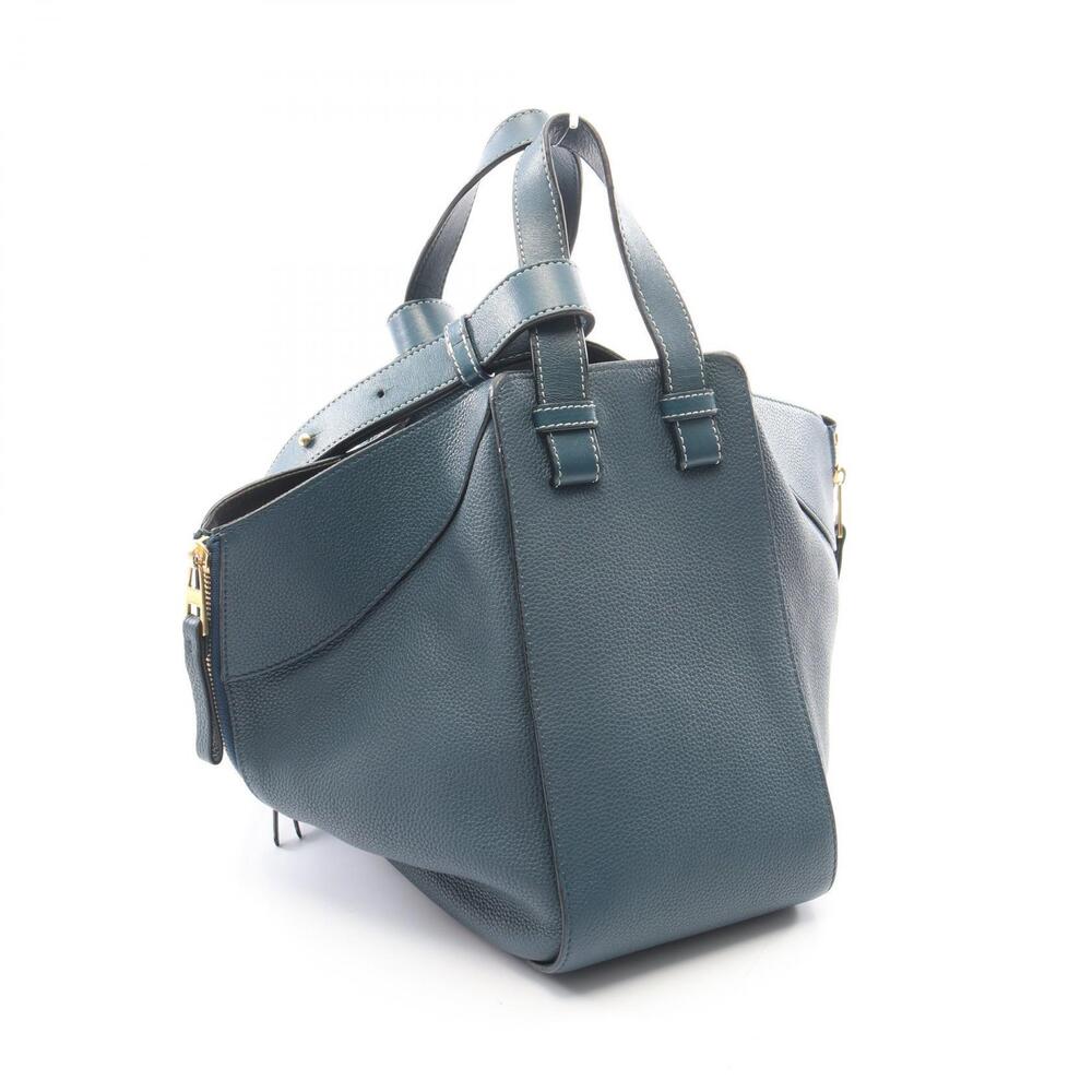 Loewe Handbag Bag Blue HAMMOCK Leather Blue